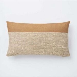 Studio McGee 14” x 24” Set of 2 Brown and Cream Boucle Textured Pillow